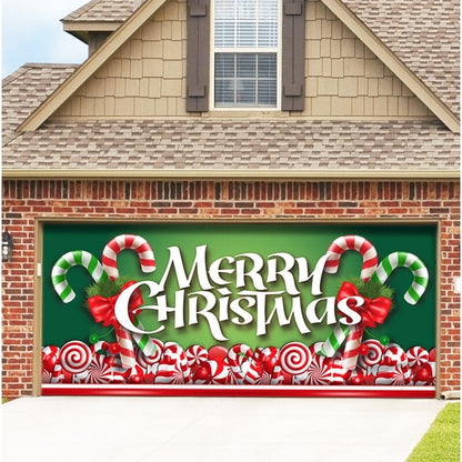 Christmas Mural for Garage Door