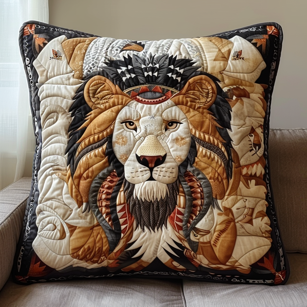 Safari Mosaic Quilted Pillow Case NCU0DK139