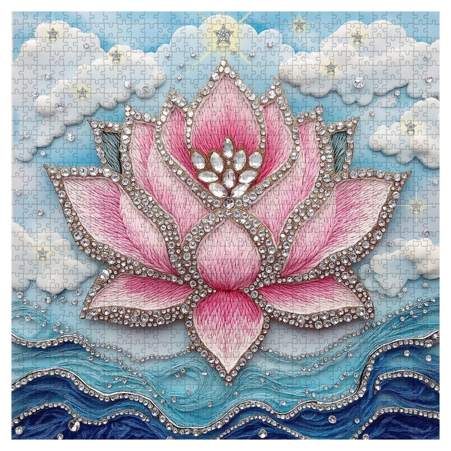 Lotus Radiance Jigsaw Puzzle 1000 Pieces