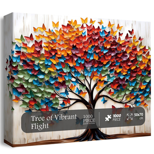 Tree of Vibrant Flight Jigsaw Puzzle 1000 Pieces