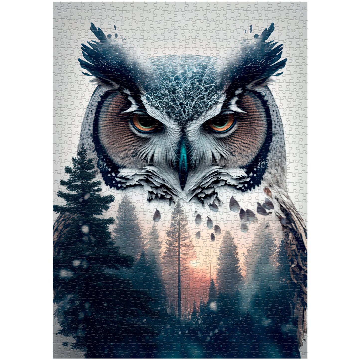 Jungle  Owl Jigsaw Puzzle 1000 Pieces