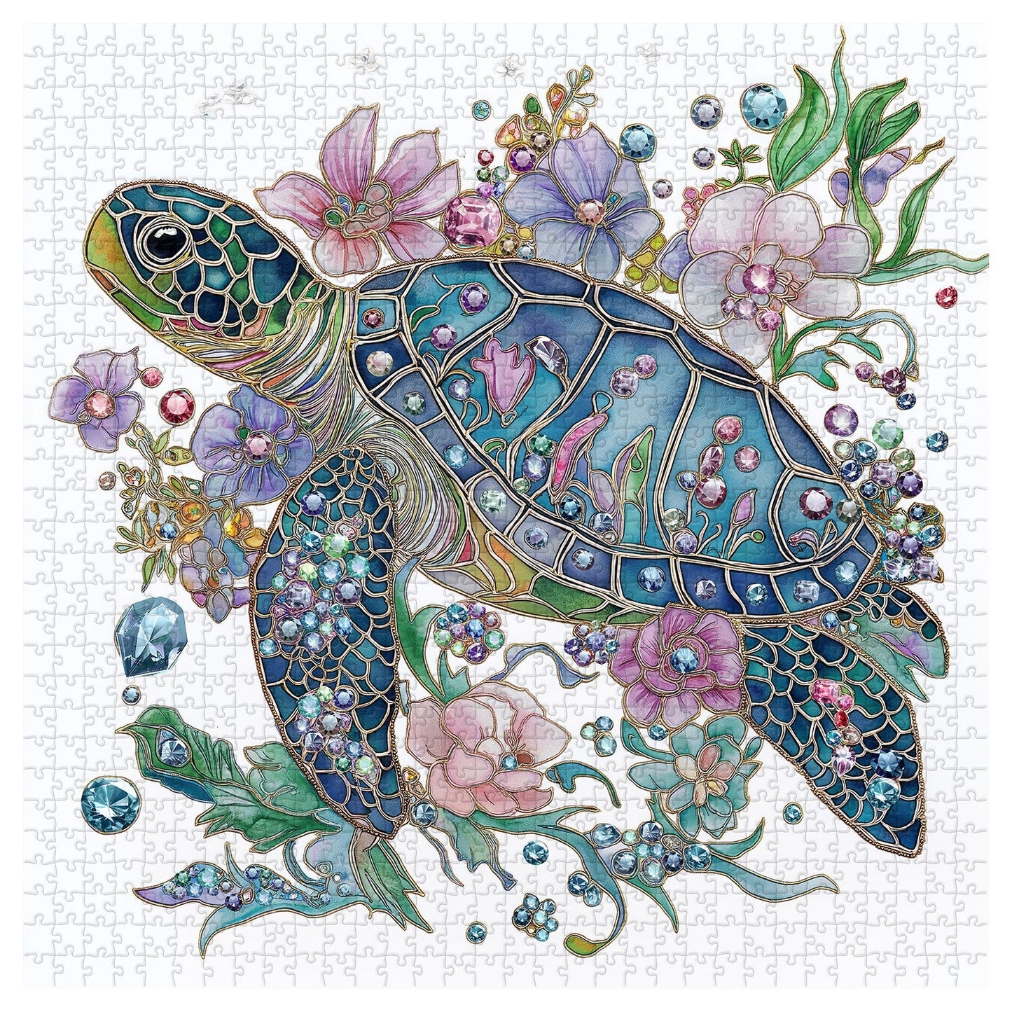 Shining Turtle Jigsaw Puzzle 1000 Pieces