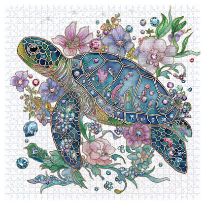 Shining Turtle Jigsaw Puzzle 1000 Pieces