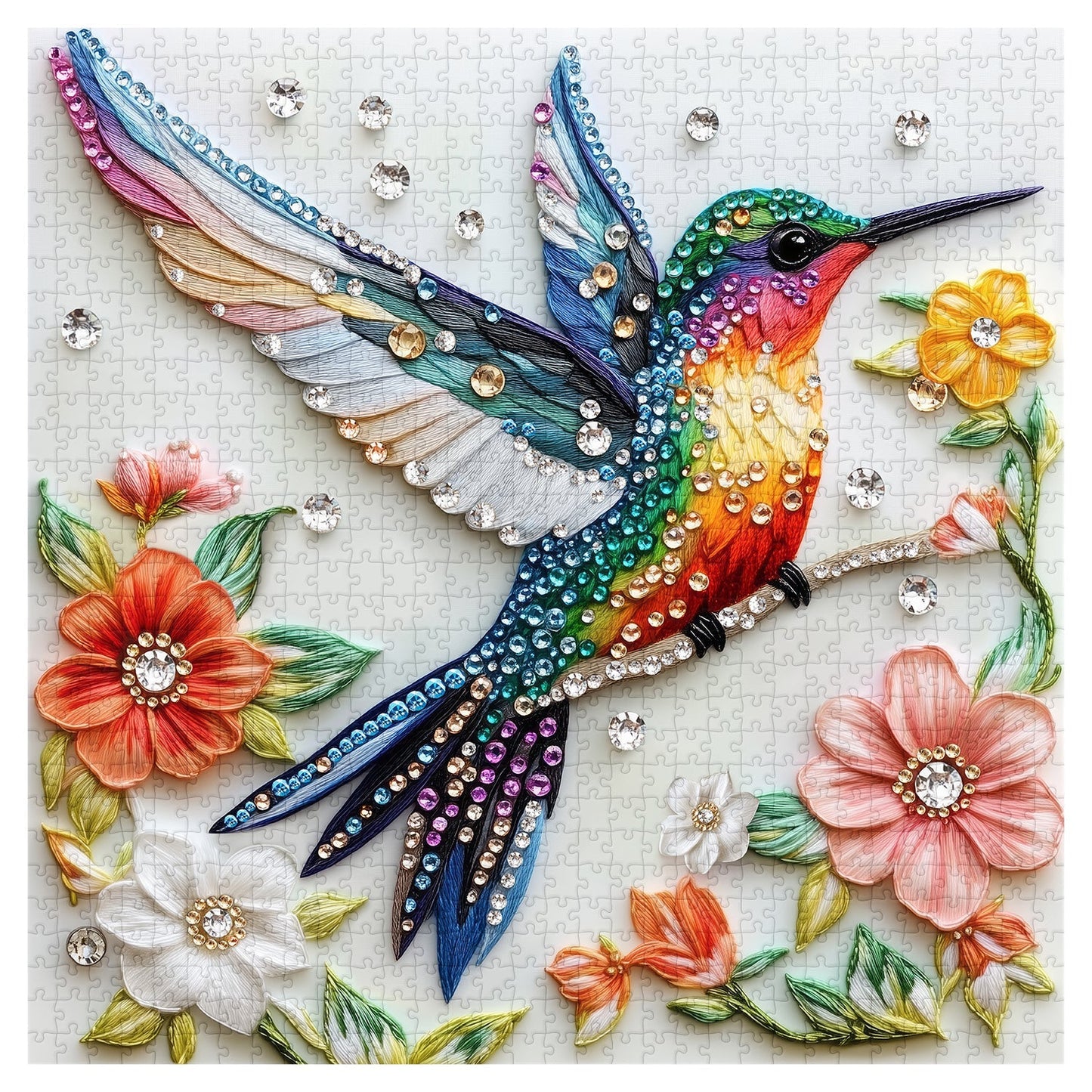 Radiant Hummingbird Jigsaw Puzzle 1000 Pieces