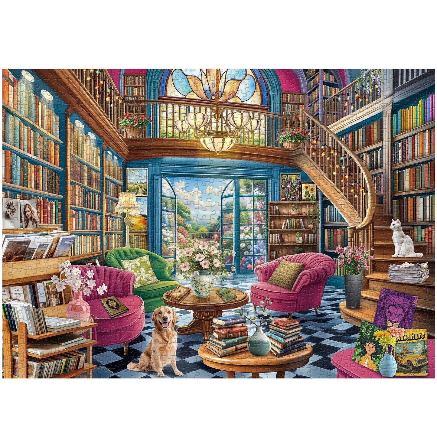 Bookish Paradise Jigsaw Puzzle 1000 Pieces