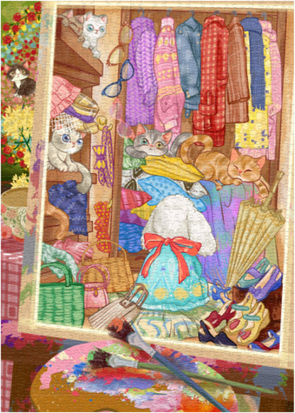 Cozy Closet Jigsaw Puzzle 1000 Pieces