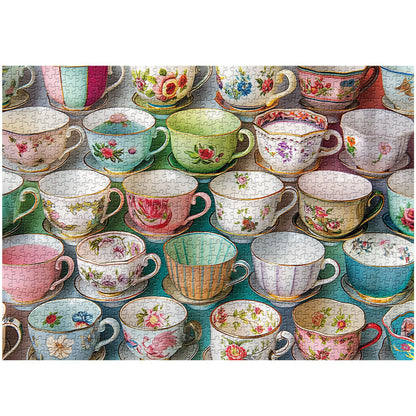 Teacups Jigsaw Puzzle 1000 Pieces