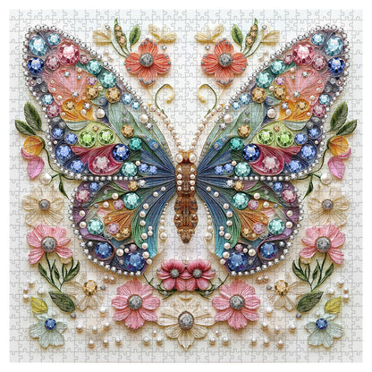 Jewels of the Fluttering Wings Jigsaw Puzzle 1000 Pieces