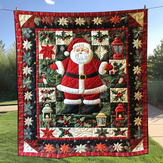 Santa's Workshop Quilted Blanket NCU0NT079