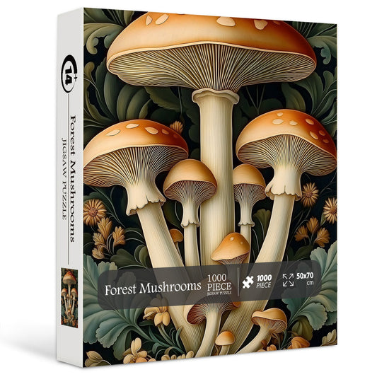 Forest Mushrooms Jigsaw Puzzle 1000 Pieces