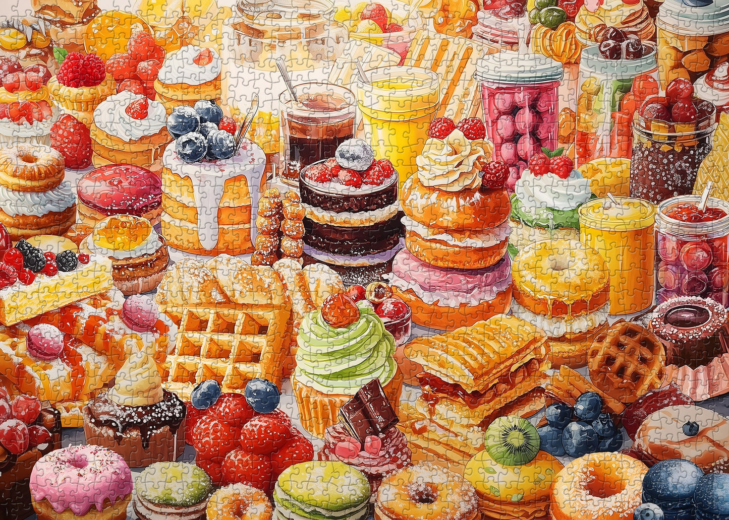 Sweet Feast Jigsaw Puzzle 1000 Pieces