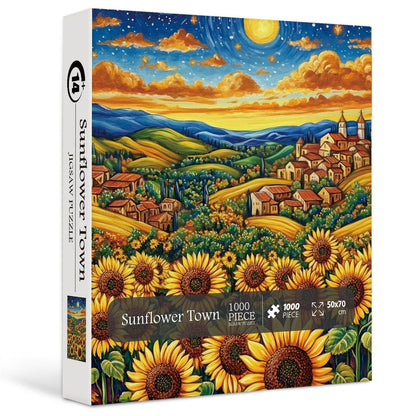 Sunflower Town Jigsaw Puzzle 1000 Pieces