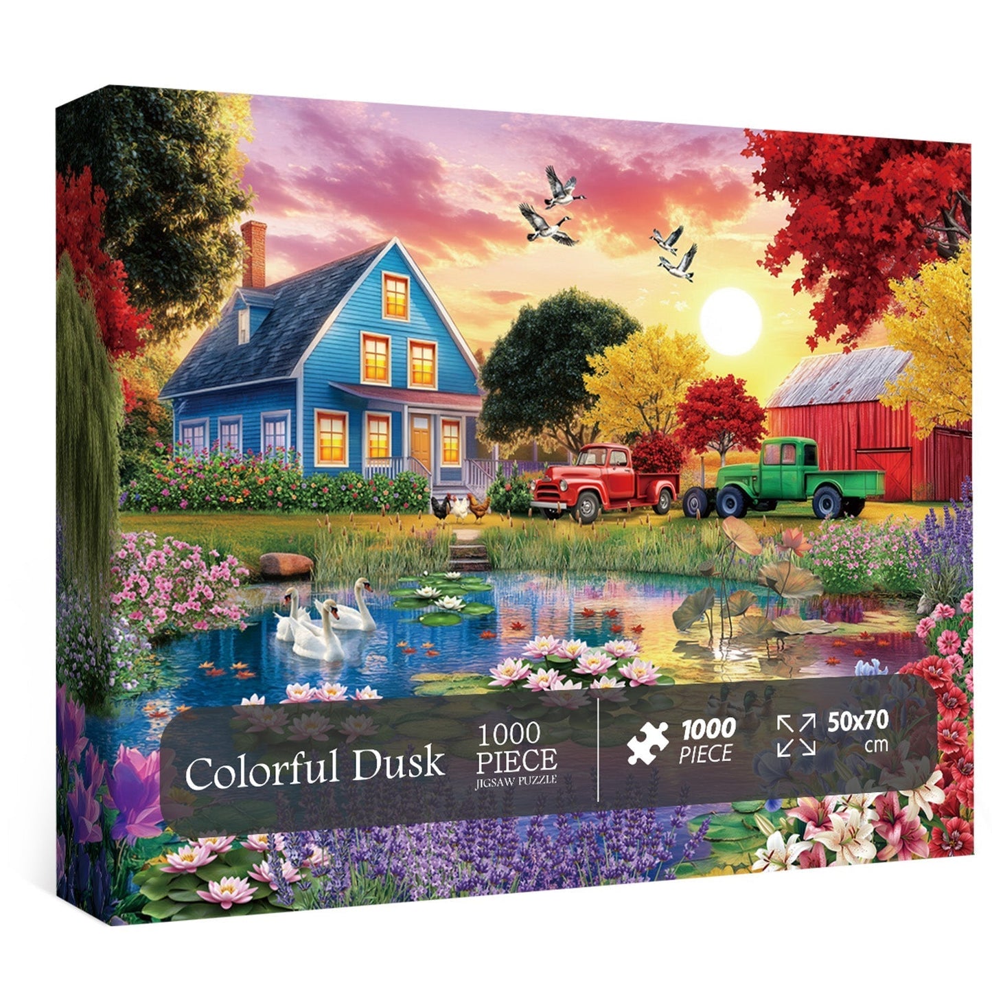 Colorful Dusk Jigsaw Puzzle 1000 Pieces