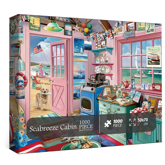 Seabreeze Cabin Jigsaw Puzzle 1000 Pieces