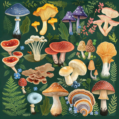 Mushroom World Jigsaw Puzzle 1000 Pieces