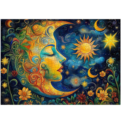 Moon Starry Night Jigsaw Puzzle 1000 Pieces