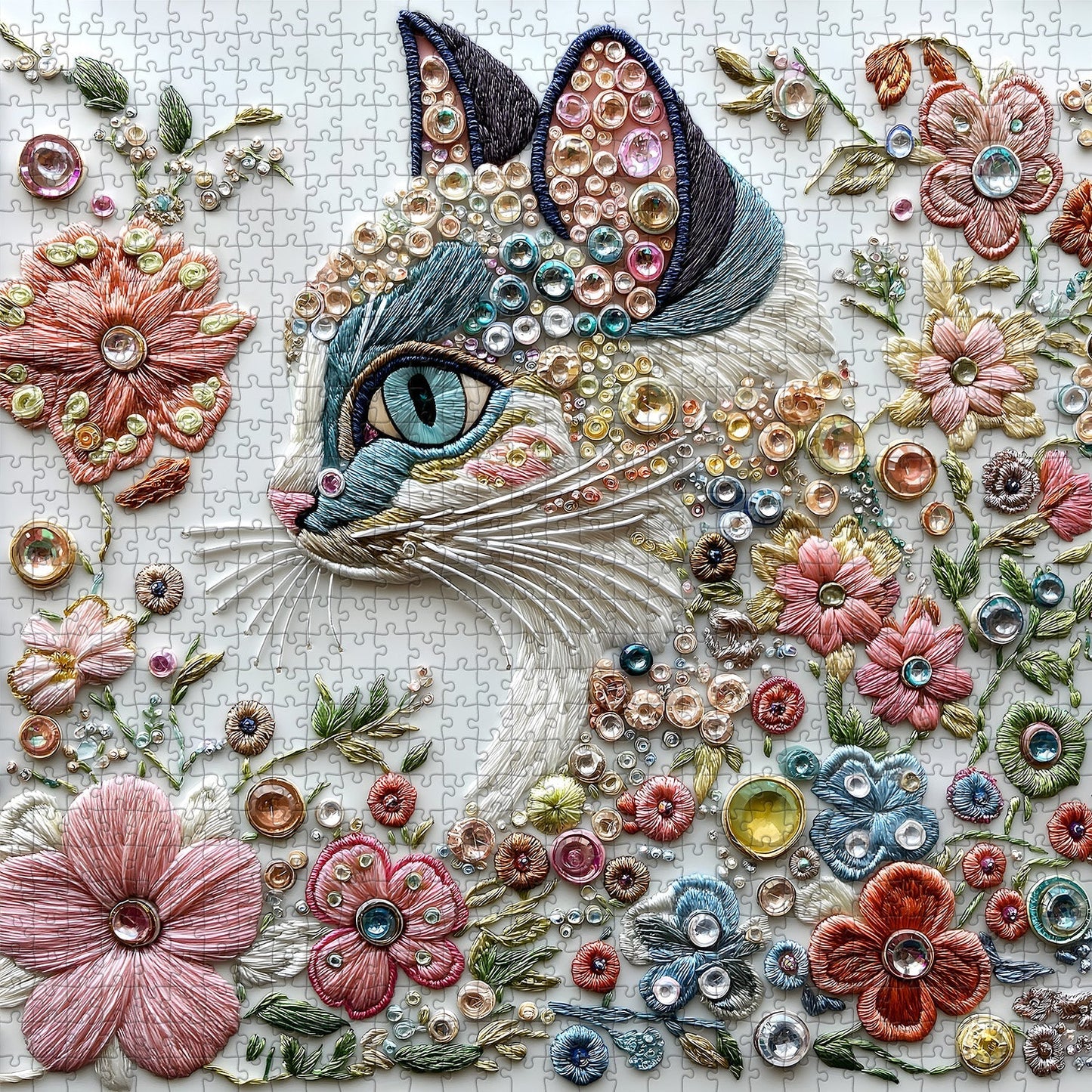 Elegant Cat Jigsaw Puzzle 1000 Pieces