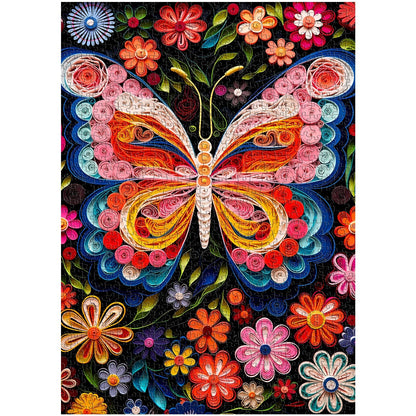 Floral Butterfly Jigsaw Puzzle 1000 Pieces