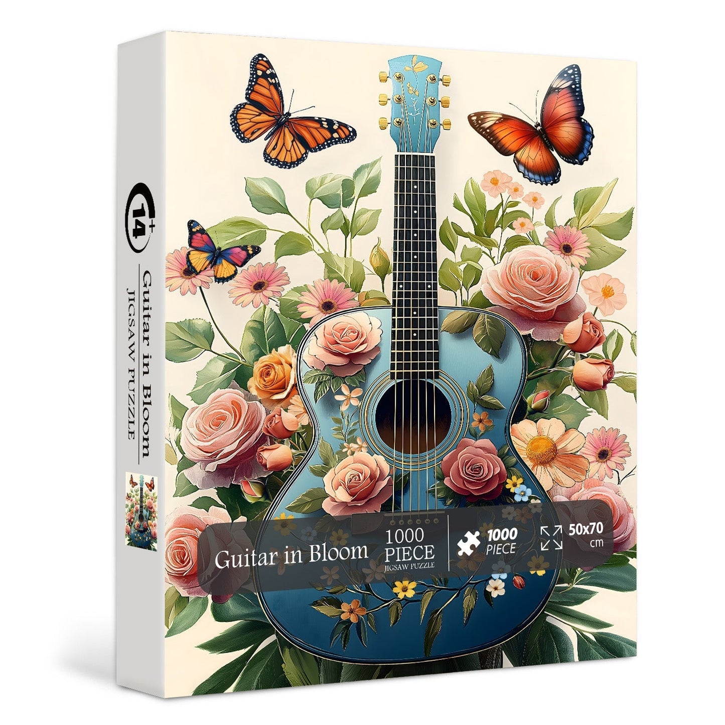 Guitar in Bloom Jigsaw Puzzle 1000 Pieces