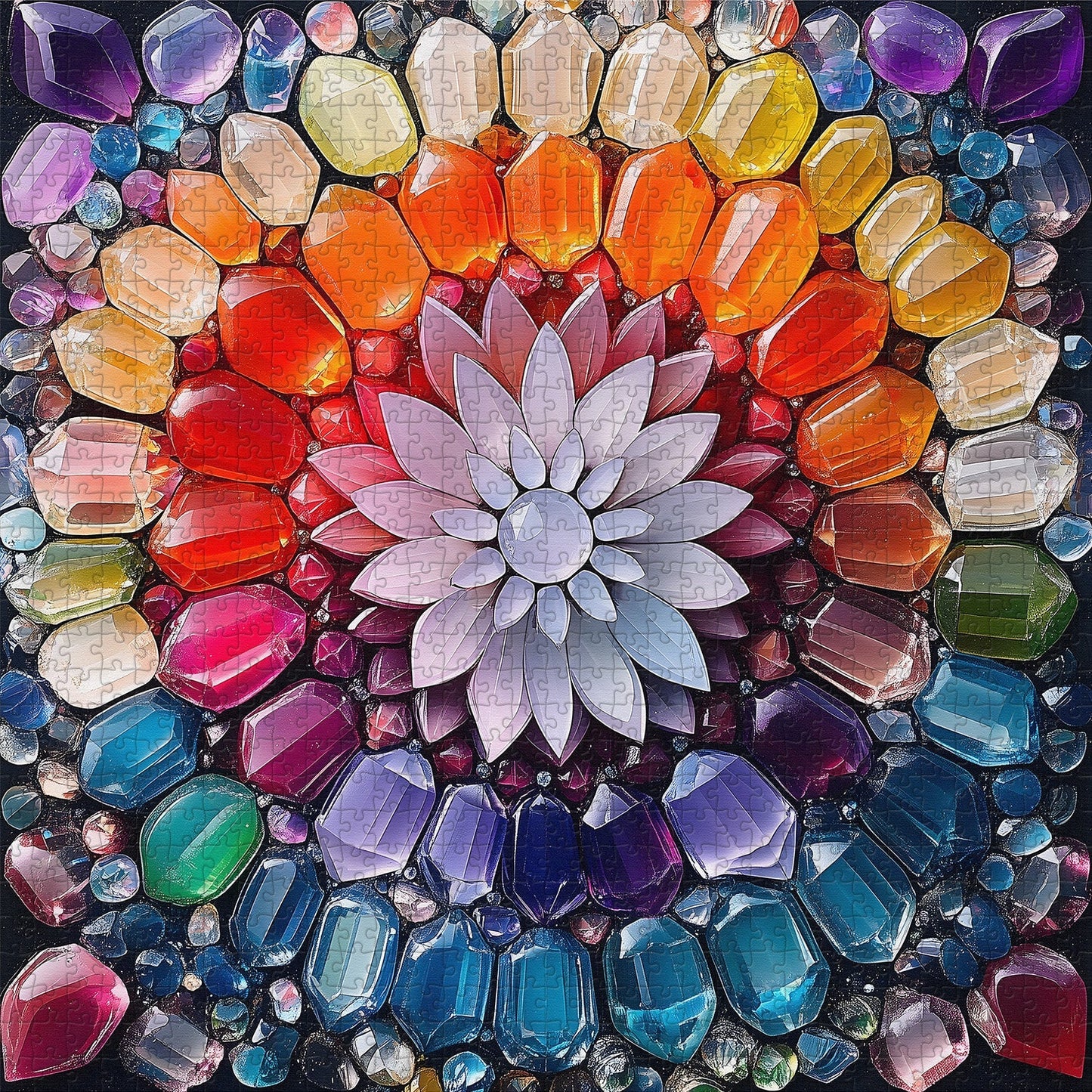 Charming Crystals Jigsaw Puzzle 1000 Pieces