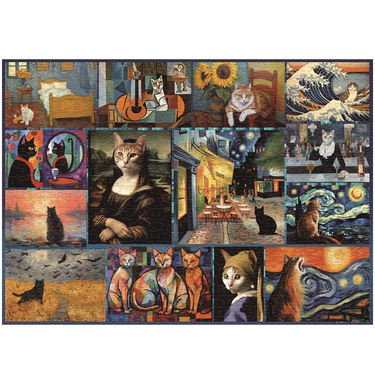 Artistic Meows Jigsaw Puzzle 1000 Pieces