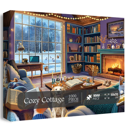 Cozy Cottage Jigsaw Puzzle 1000 Pieces