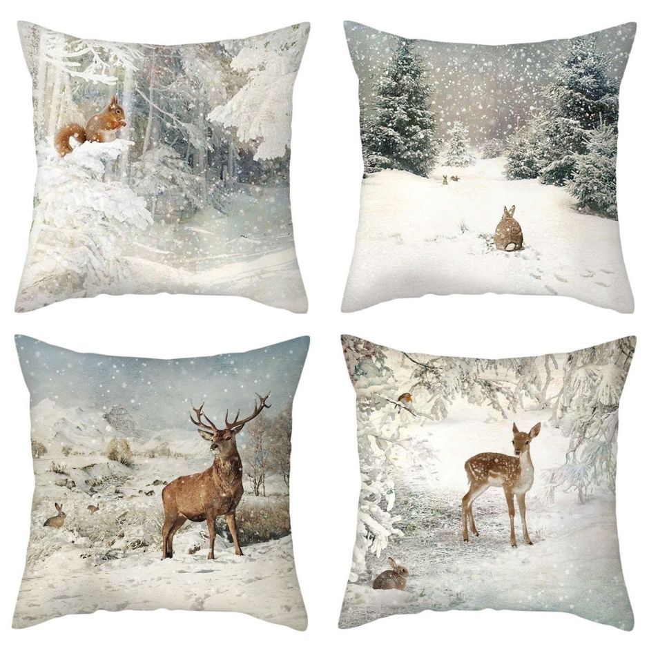 Snowy Cushion Covers