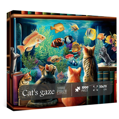 Cat's Gaze Jigsaw Puzzle 1000 Pieces