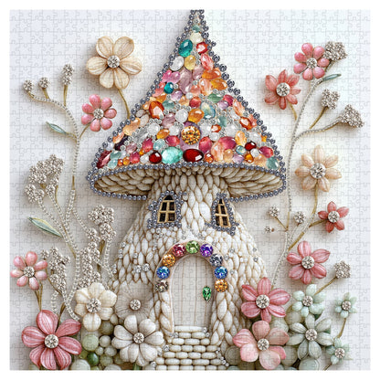 Mushroom House Jigsaw Puzzle 1000 Pieces