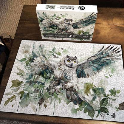 Forest Owl Jigsaw Puzzle 1000 Pieces