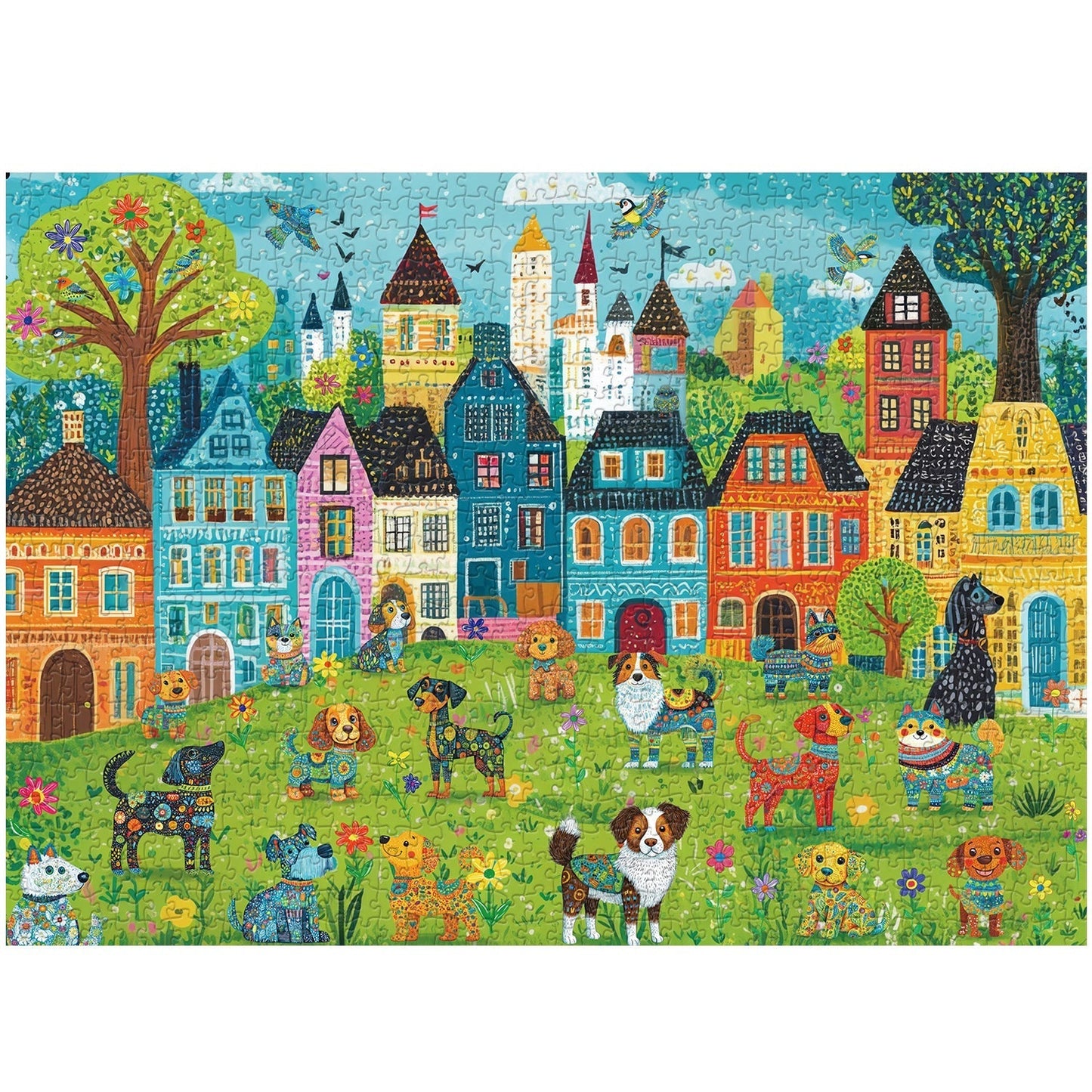 Puppy Park Jigsaw Puzzle 1000 Pieces