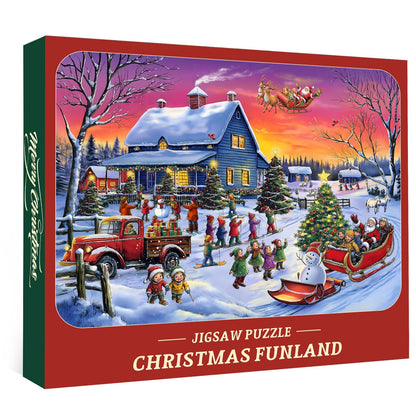 Christmas Funland Jigsaw Puzzle 1000 Pieces