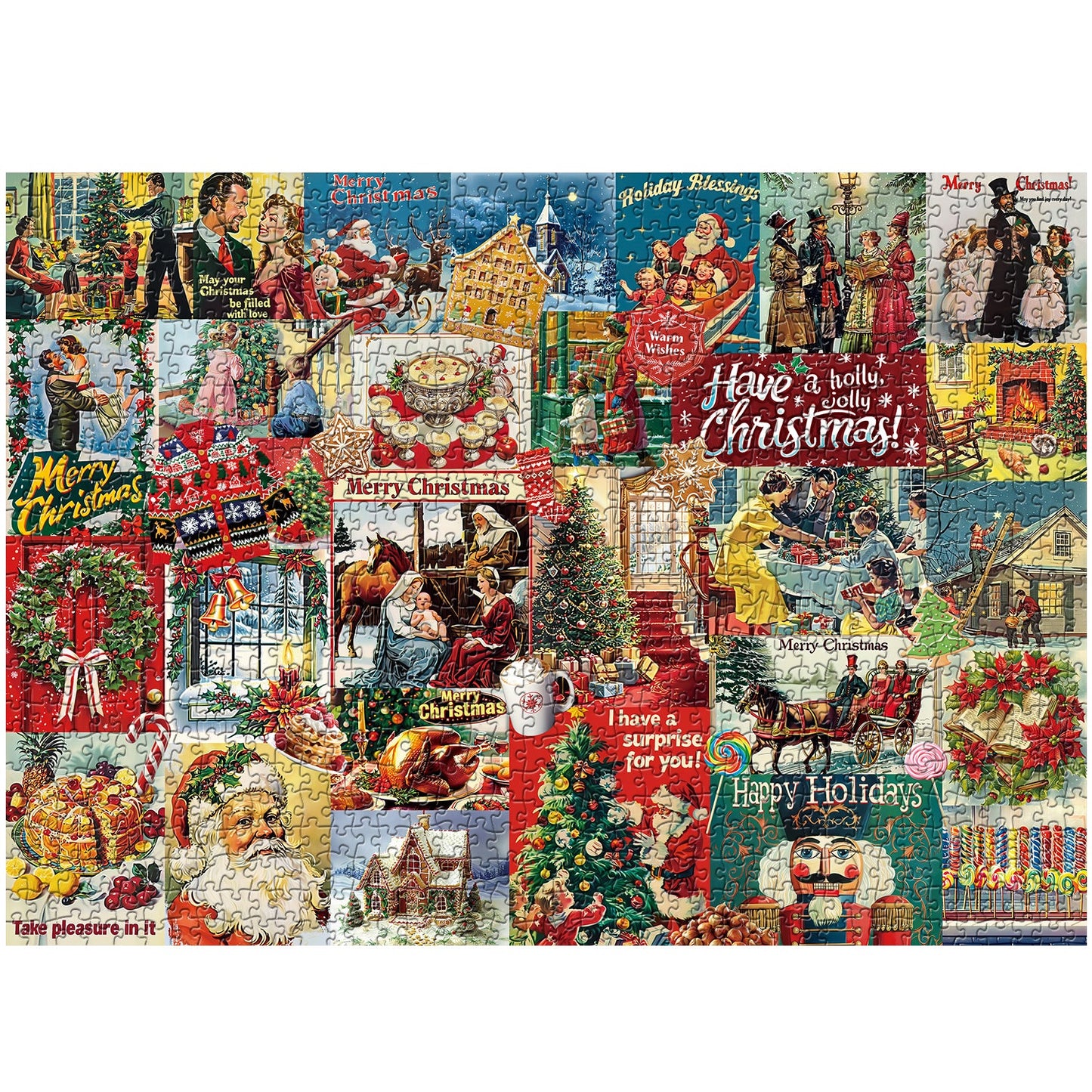 Yuletide Art Jigsaw Puzzle 1000 Pieces