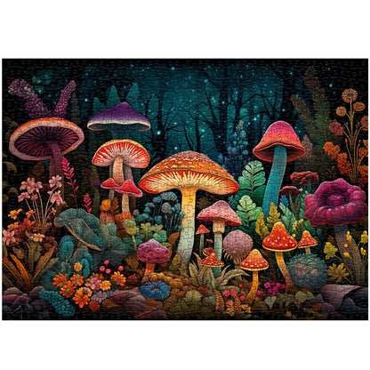 Mushroom Forest Jigsaw Puzzle 1000 Pieces