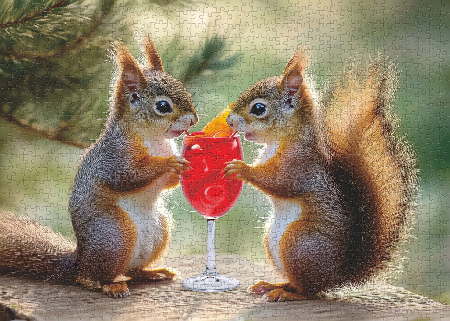 Tipsy Squirrel Jigsaw Puzzle 1000 Pieces