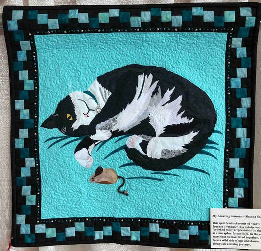 Cat And Mouse CLA040124061 Quilt Blanket