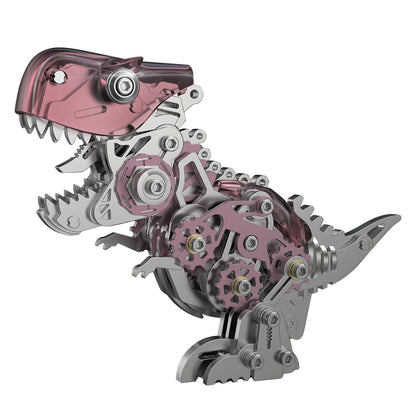 3D Metal Mechanical Dinosaur Model Kit DIY Tyrannosaurus Rex Assembly Model - 160PCS