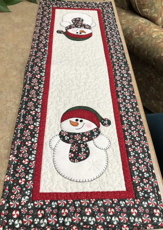 Christmas Snowman CLA28122306 Quilted Table Runner