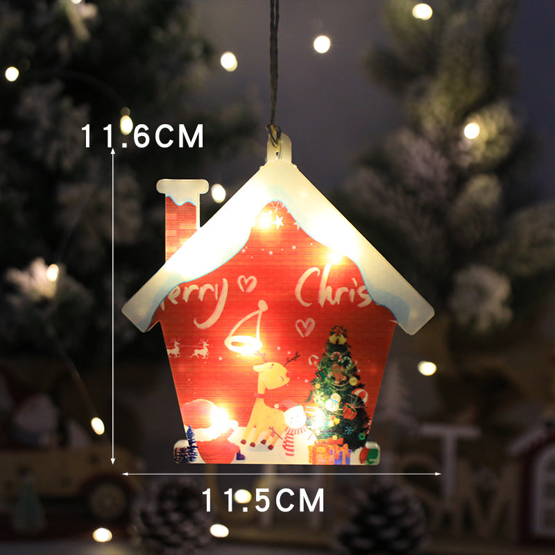 Christmas Creative Window Decoration Hanging Lights