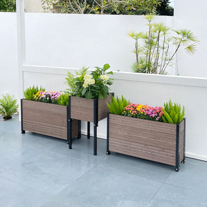 Corner and 2 Trough Planter Bundle