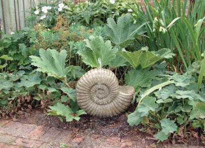 Grand Ammonite Fossil Stone Garden Water Feature