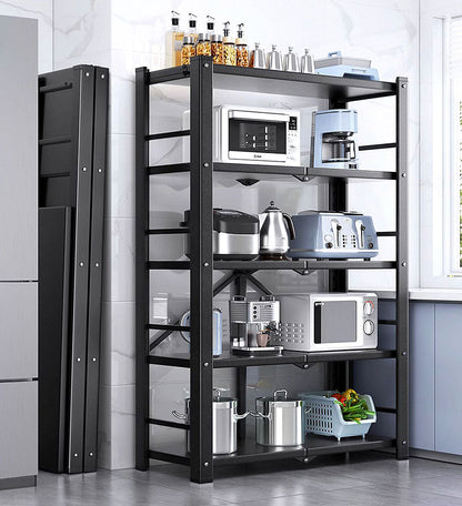 5-Tier Kitchen Unit Heavy Duty Metal Storage Shelves F88