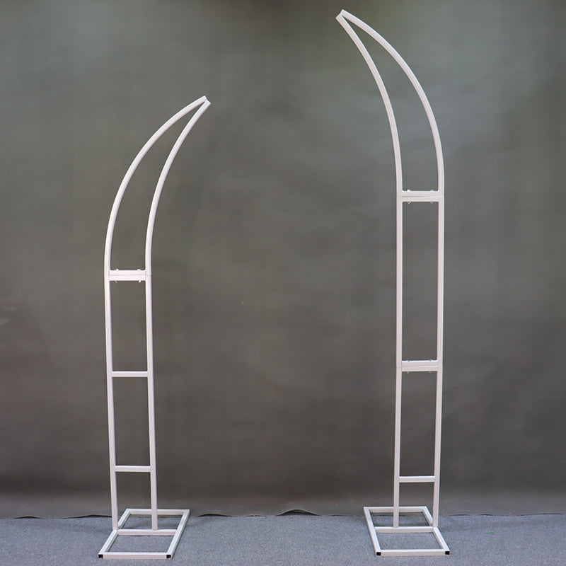 New wedding arch door iron floral arch shelf