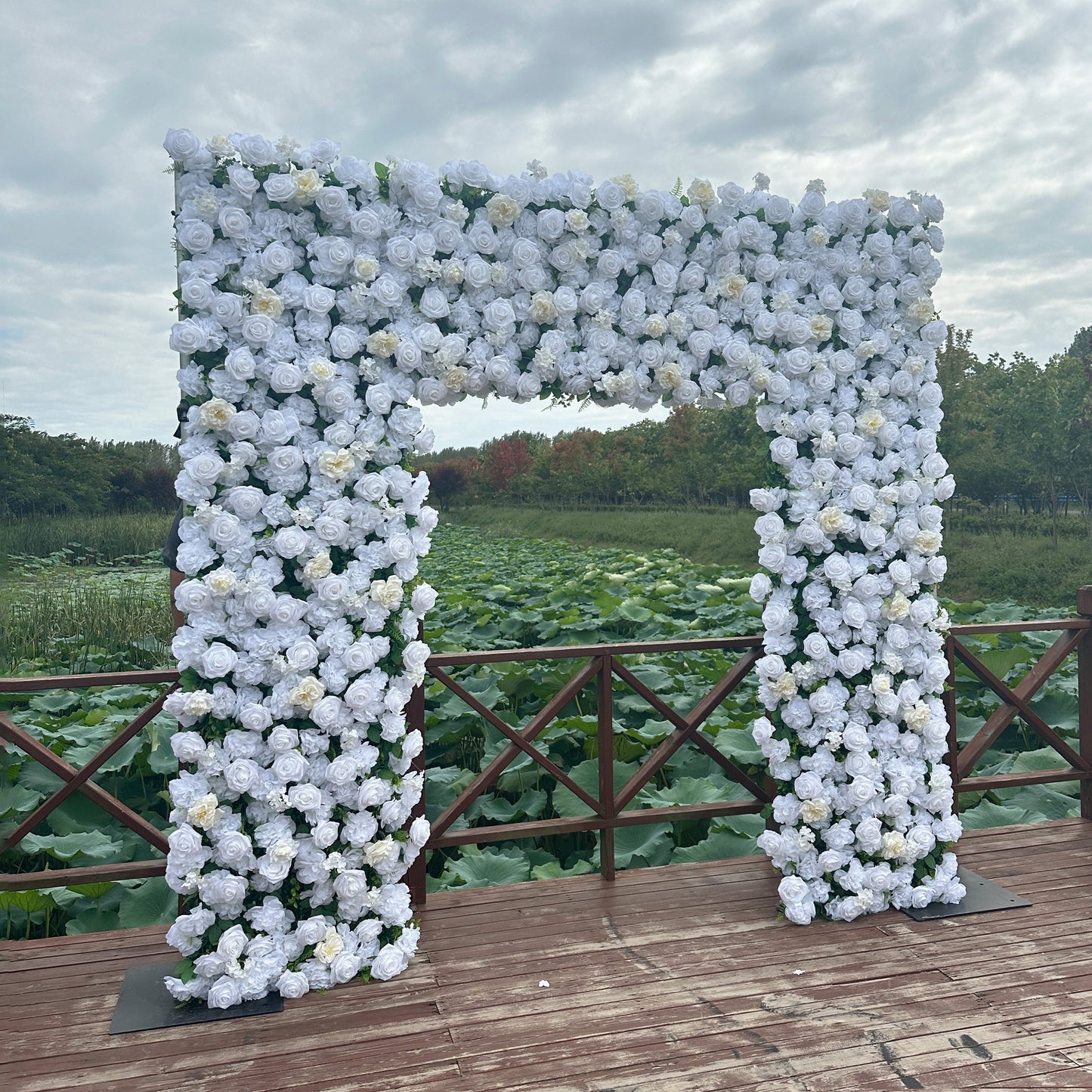 Wedding Party Background Floral Arch Decoration