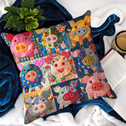 Pig Haven Quilted Pillow Case NCU0TL1353