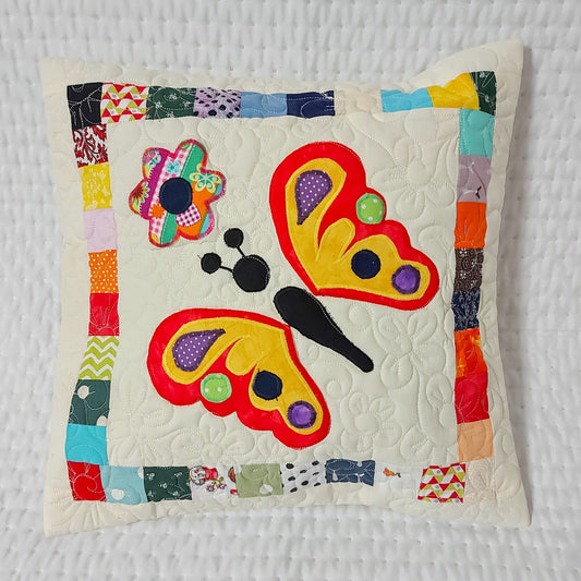 Butterfly CLA080424206 Quilted Pillow Case