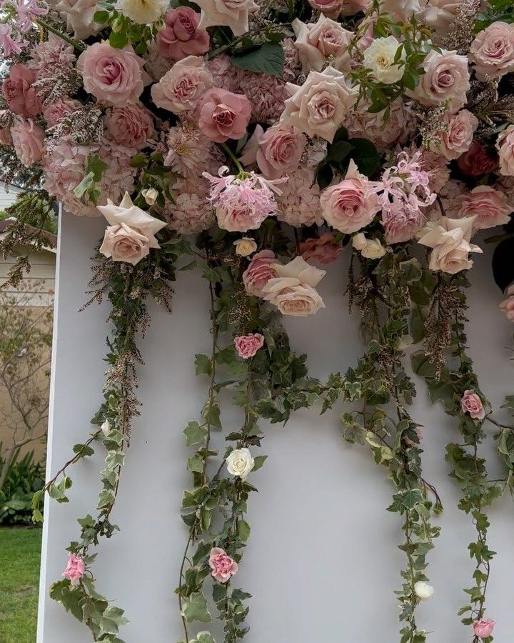 Wedding Backdrop Arch Party  Flower Arch Decoration Floral Arrangement Including Frame