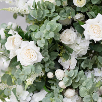 Florence Wedding Party Background Floral Arch Decoration