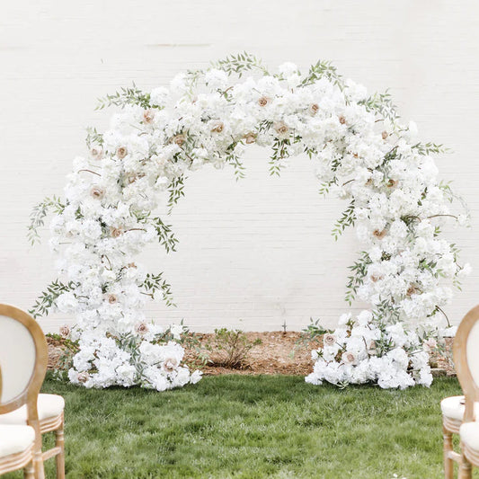 New Wedding Party Background Floral Arch Decoration