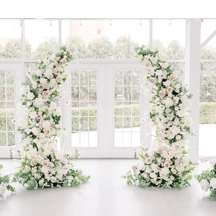 New Wedding Party Background Floral Arch Decoration